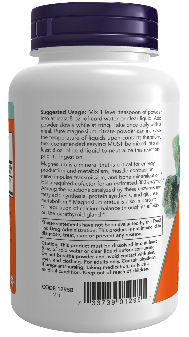 Magnesium Citrate Pure Powder 8 oz (227 g)