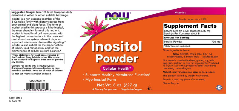 Inositol Powder 8 oz (227 g)