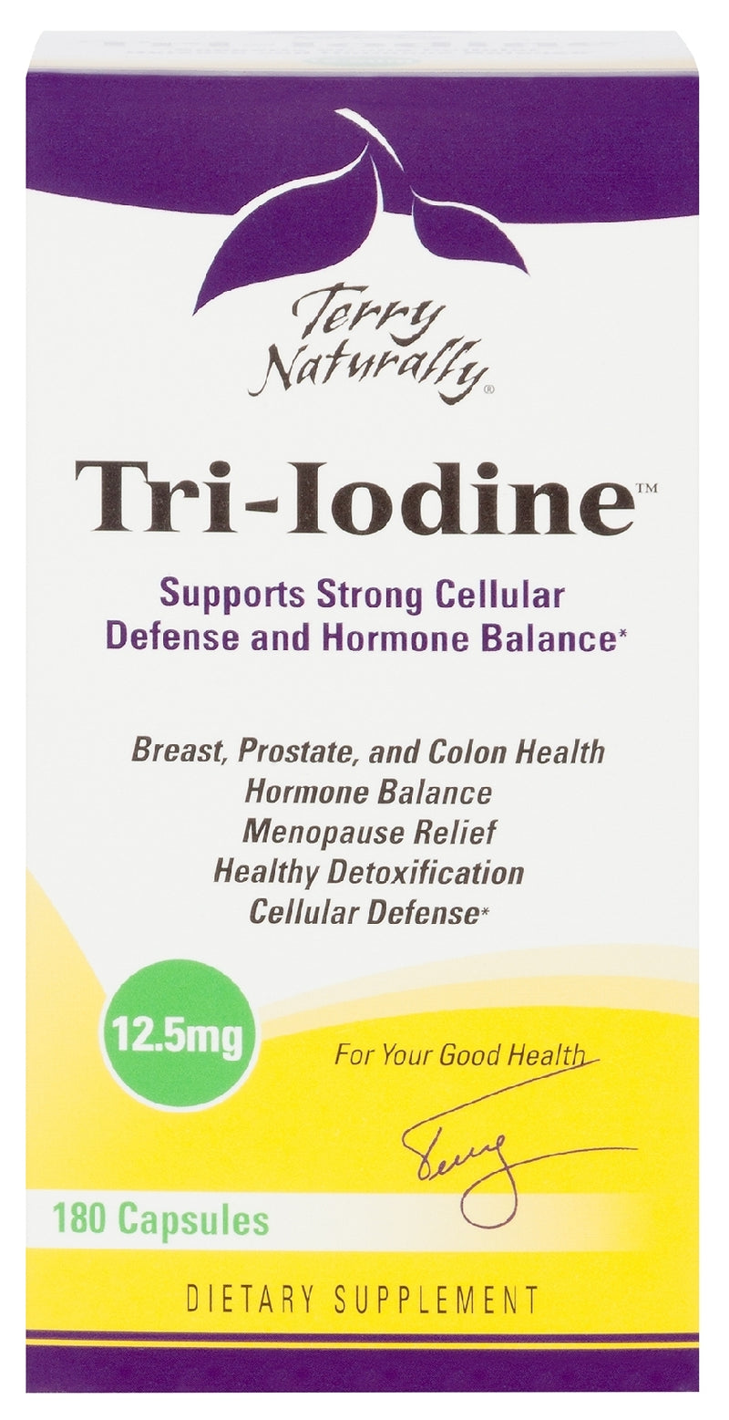 Terry Naturally Tri-Iodine 12.5 mg 180 Capsules