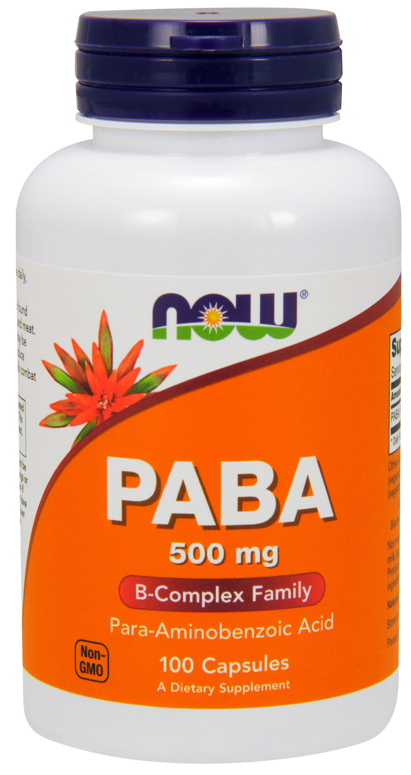 PABA 500 mg 100 Capsules