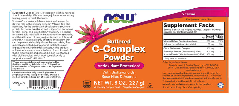 Buffered C-Complex Powder 8 oz (227 g)
