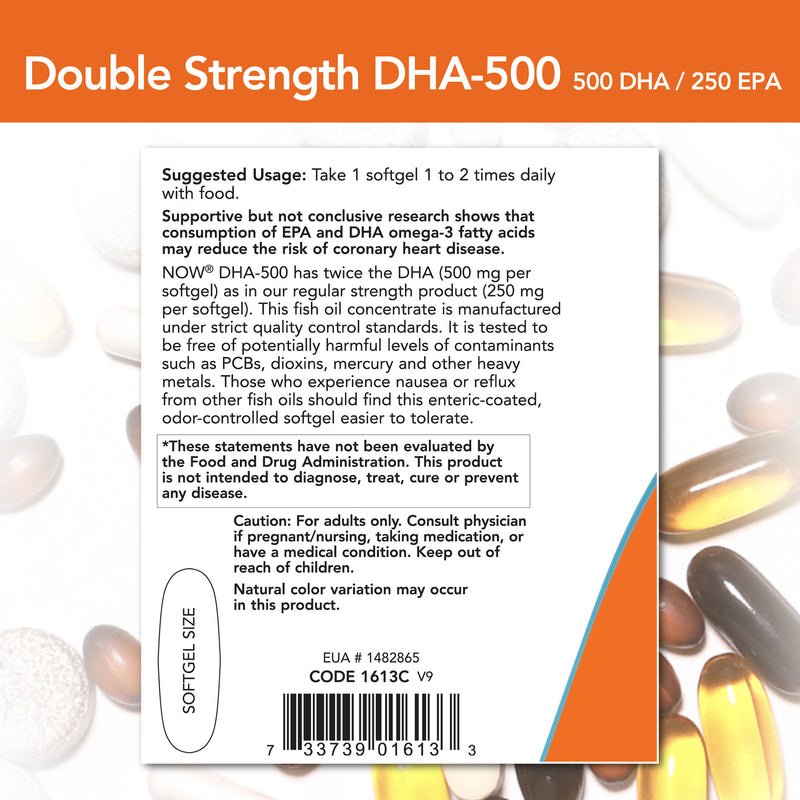 DHA-500 180 Softgels
