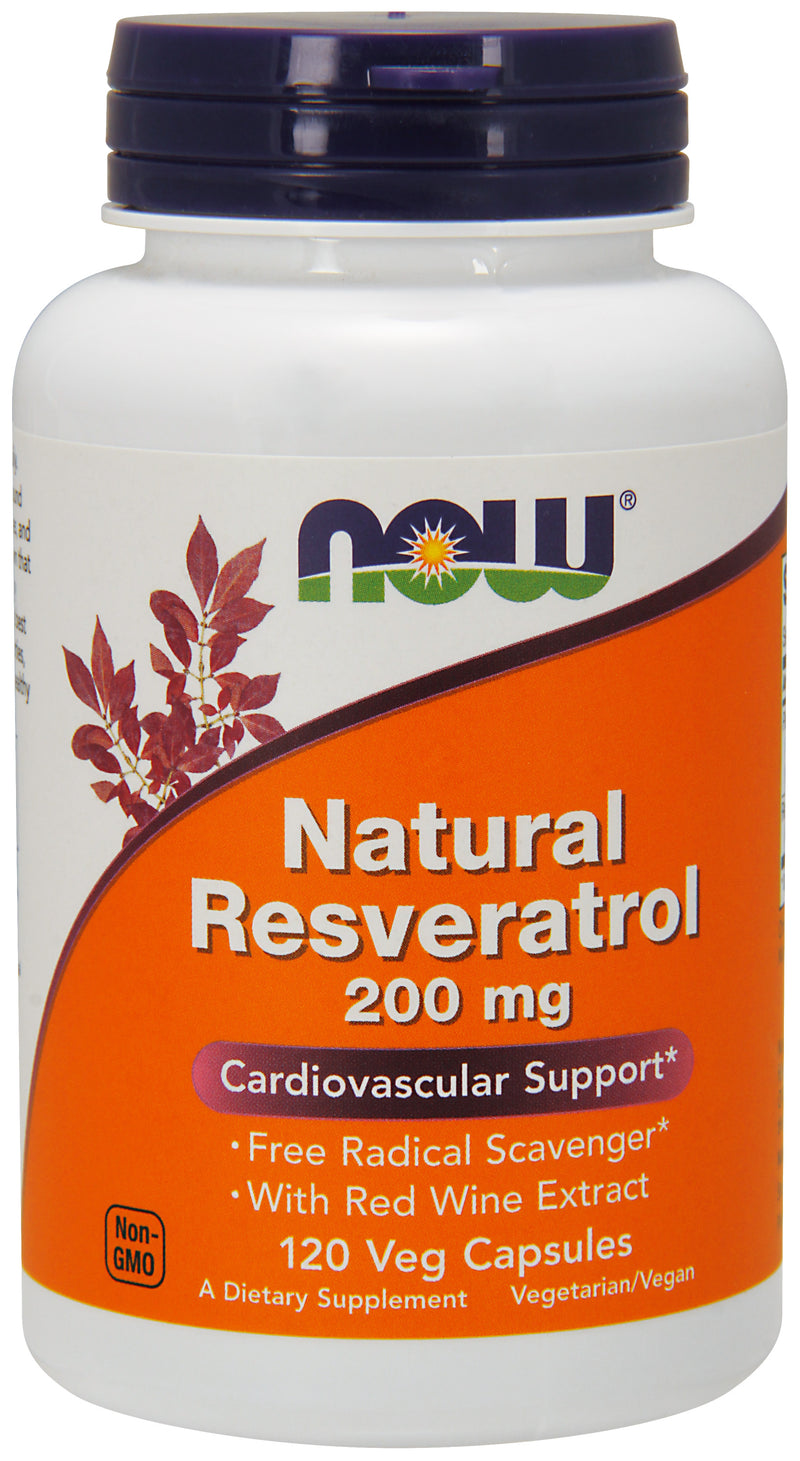Natural Resveratrol 200 mg 120 Veg Capsules