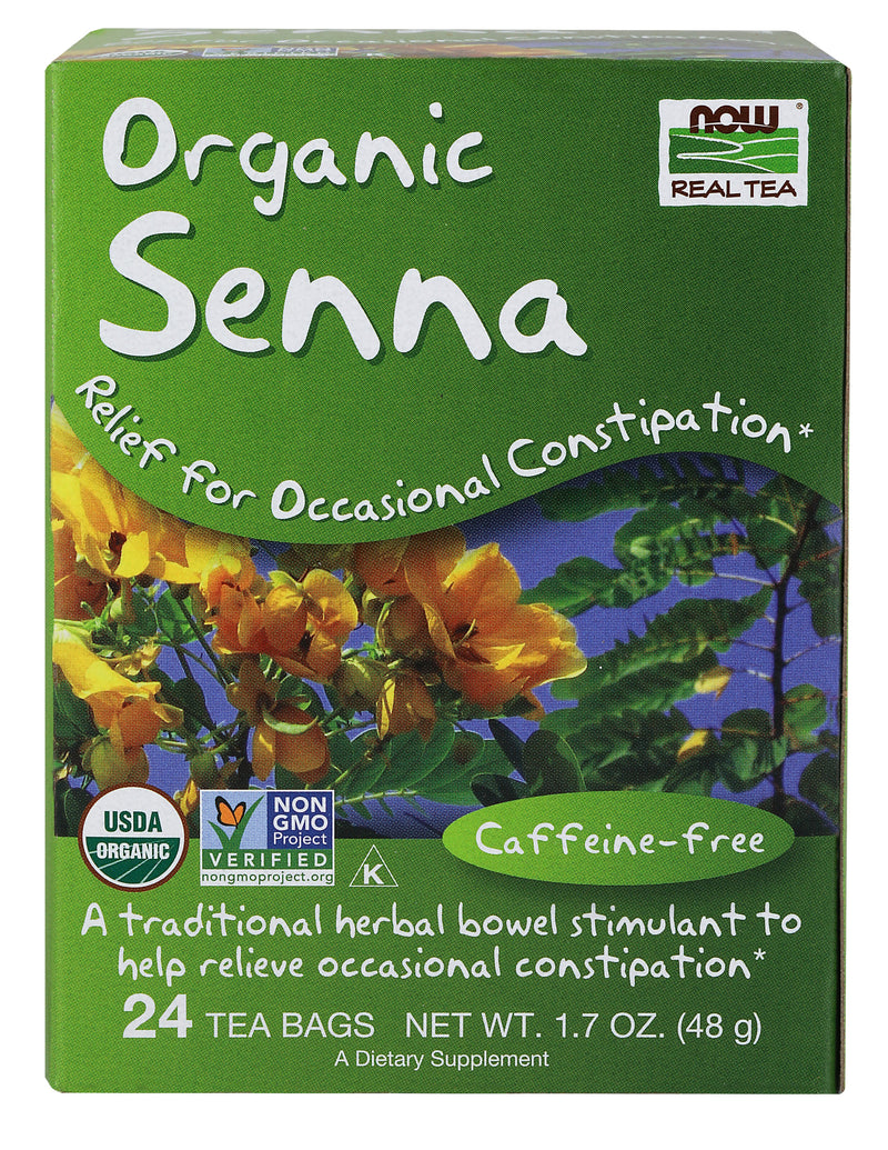 Senna Tea 24 Tea Bags | By Now Foods - Best Price