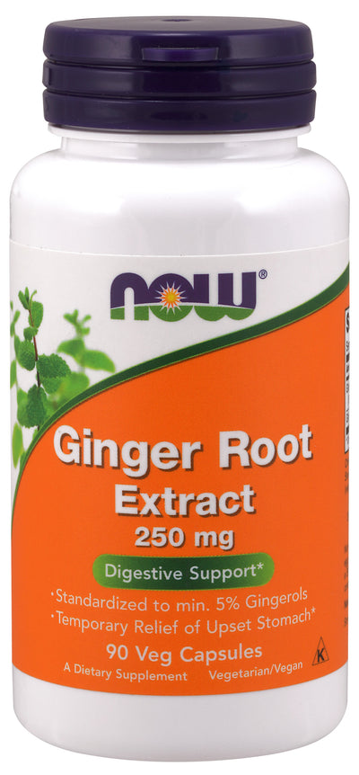 Ginger Root Extract 250 mg 90 Veg Capsules