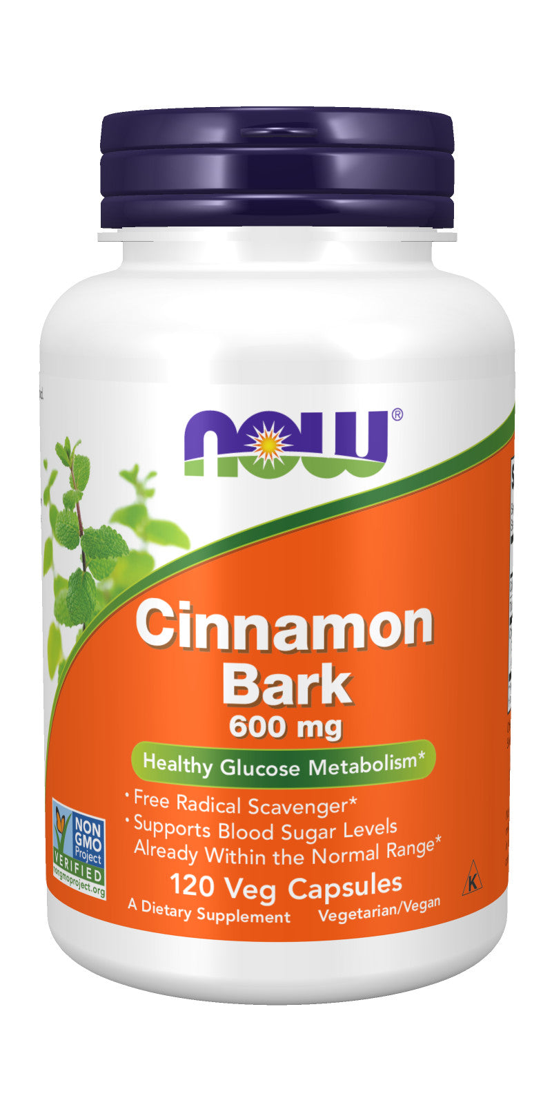 Cinnamon Bark 600 mg 120 Capsules