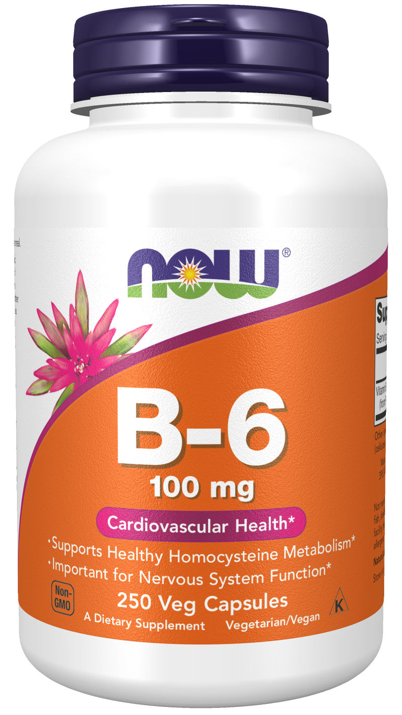 B-6 100 mg 250 Capsules