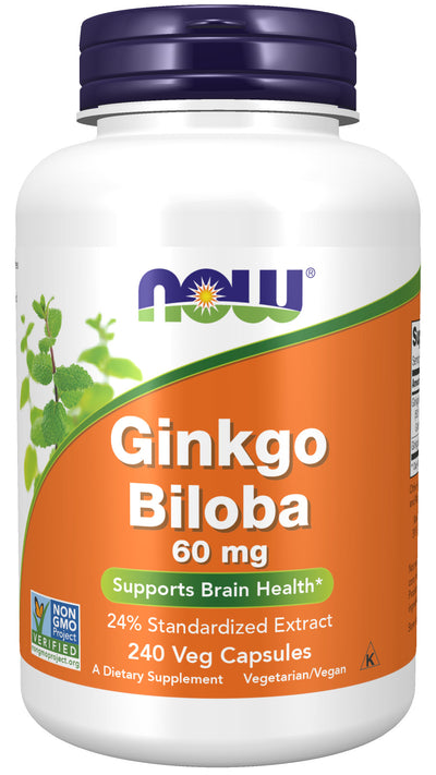 Ginkgo Biloba 60 mg 240 Veg Capsules